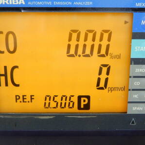 HORIBA CO HC 自動車排気ガステスター 新規校正証書付 MEXA-３２４L 認証工場基準工具 排ガステスター 堀場の画像5