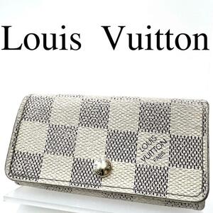 Louis Vuitton ルイヴィトン 4連キーケース PVC ホワイト系