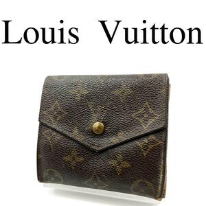 Louis Vuitton ルイヴィトン 折り財布 モノグラム 総柄 PVC