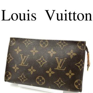 Louis Vuitton ルイヴィトン ポーチ モノグラム ロゴ金具 総柄