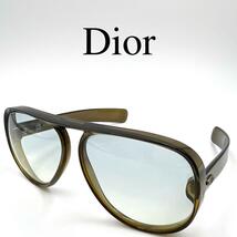 Christian Dior ディオール サングラス メガネ 度なし 保存袋付き_画像1