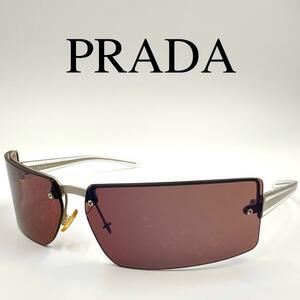 PRADA Prada солнцезащитные очки I одежда раз нет SPR63C боковой Logo 