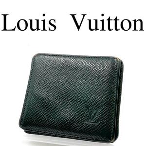 Louis Vuitton ルイヴィトン コインケース グリーン系 総柄 タイガ