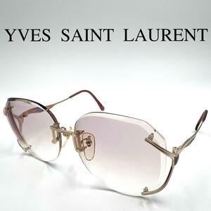 Yves Saint Laurent イヴサンローラン 眼鏡 度入り YSLロゴ