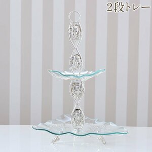 [ outlet ]a-ru Novo -2 step tray width 30cmro here style . series Princess rack tray ornament objet d'art import miscellaneous goods interior miscellaneous goods 