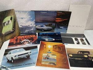 #FORD Ford ZODIAC Corsair V4 15M CORTINA etc. English catalog pamphlet printing country great number foreign automobile old car .. less together 11 point set #T①