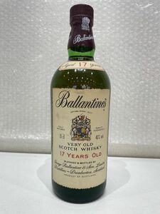 ■未開栓 古酒 Ballantine's 43％ 750ml バランタイン VERY OLD SCOTCH WHISKY 17 YEARS OLD ベリーオールド ウイスキー スコッチ 17年■T