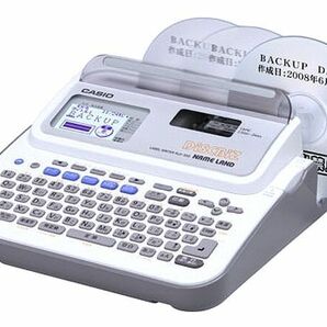 ◆ 送料無料！カシオ/CASIO ネームランド・ディスクタイトルプリンター 複合機 KLD-350 最終型 検)NAME LAND/ラベルライター/テプラ/CW-100