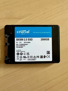 crucial BX500 2.5 SSD 2000GB