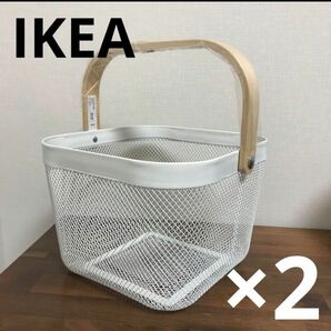 【セール】新品　IKEA バスケット　かご　2個セット