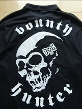 【BOUNTY HUNTER】半袖 ポロシャツ ブラック SIZE:MEDIUM (バウンティーハンター,BXH)_画像5