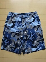 【GU×1MW by SOPH.】カモフラ ショートパンツ ブルー系迷彩 SIZE:SMALL (ジーユー,ソフ,ソフネット,FCRB)_画像2