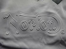 未使用タグ付き【Norton】エンボスポンチ スウェットトレーナー 223N1301 グレー SIZE:LARGE (ノートン,カフェレーサー,バイカー)_画像4