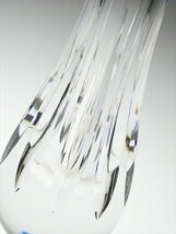 n749 Baccarat バカラ クリスタル Annick アニック カット ベース 花瓶 飾壷_画像3