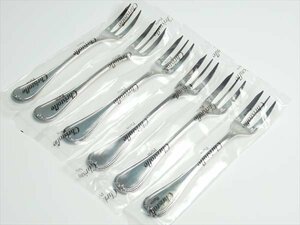 k441 Christofle クリストフル シルバープレート 高級カトラリー マルメゾン フォーク 16cm 6pcs