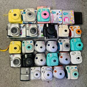 [ large amount summarize ]FUJIFILM instax mini Cheki instant camera 20 piece and more 7,8,10,20,30 etc. NN lens 1985