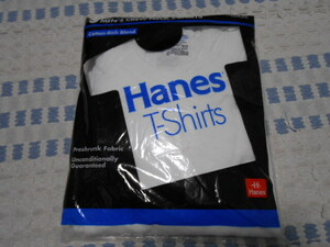 デッドストック！USA製！ヘインズ　青ラベル　3P　Tシャツ　M　アメリカ製　Hanes　新品　90年代　無地　クルーネック 