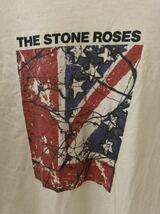 ザ・ストーンローゼズ ラグランロングスリーブ M ホワイト×ネイビー The Stone Roses_画像4