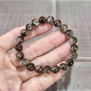 超激レア バイカラー 透明度高い ピンクプラチナルチルブレスレット 7 ルチルクォーツ