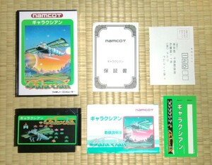  коробка мнение открытка наклейка имеется FC Namco гарантия k Cyan Galaxian жесткий чехол версия поздняя версия версия Famicom NAMCO