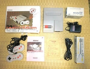  коробка мнение имеется nintendo FC новый Famicom корпус AV Famicom адаптер &AV кабель имеется Family компьютер Nintendo