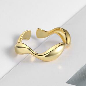 ウェーブ リング 指輪 wave ring ゴールド アクセサリー ジュエリー シンプル