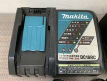 ☆13556-j マキタ/Makita 急速充電器 DC18RC 7.2-18V用 おまとめ 2点 電動工具☆_画像4