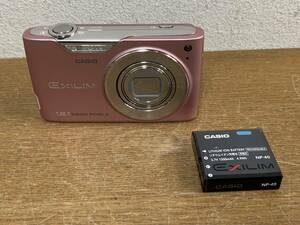 ★14051-j カシオ/CASIO EXILM EX-Z450 バッテリー NP-40付き デジタルカメラ コンデジ★