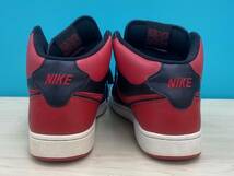 14041-2★NIKE ナイキ AIR INDEE HIGH エアインディーハイ スニーカー 靴 黒×赤×白 27.0cm_画像5