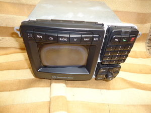 W220　前期コマンドユニット　マルチディスプレイユニット　動作品　Mercedes-Benz A2208204289 BOSCH7612001553