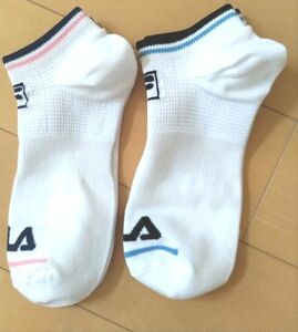 FILA　靴下　テニスソックス　2足セット┃　 23cm　┃送料　200円込み☆