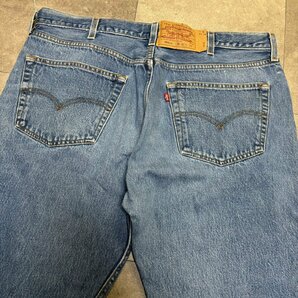 MEXICO製 90年代 Levi's 501xx ビンテージ デニム 40×36 刻印190 MADE IN MEXICO 90sの画像4