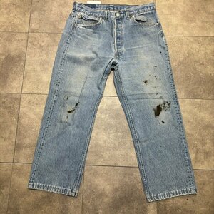 USA製 90年代 Levi's 501 ビンテージ デニム 34×30 刻印553 MADE IN USA 90s