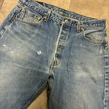 USA製 00年代 Levi's 501xx ビンテージ デニム 36×34 刻印553 MADE IN USA 00s_画像9