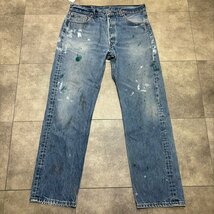 MEXICO製 00年代 Levi's 501xx ビンテージ デニム 35×34 刻印190 MADE IN MEXICO 00s_画像1