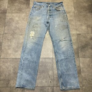 USA made 90 period Levi's 501 Vintage Denim 33×34 stamp 520 MADE IN USA 90s