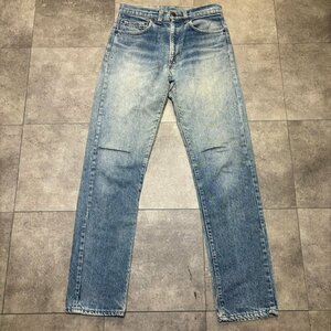 USA製 70～80年代 Levi's 505 ビンテージ デニム 32×34 刻印16 MADE IN USA 80s 黒カン 42TALON 内股シングル