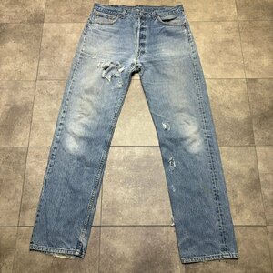 USA made 90 period Levi's 501 Vintage Denim 36×34 stamp 544 MADE IN USA 90s