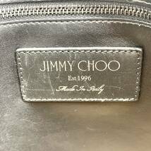 A4 希少デザイン●ピムリコ ジミーチュウ JIMMY CHOO トートバッグ スター 星 スタッズ パンチング レザー 本革 PC 収納可 ビジネス メンズ_画像9