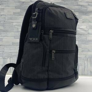 大容量●極美品●TUMI トゥミ 2223681 バリスティックナイロン レザー バックパック リュックサック ビジネスバッグ A4 PC 収納可能 メンズ