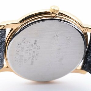 セイコー ゴールド ラウンド クォーツ 5S21-6011 メンズ 時計 腕時計 SEIKOの画像5