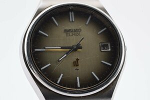 セイコー エルニクス ラウンド デイト 0702-8020 電磁テンプ式 メンズ 腕時計 SEIKO