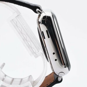 美品 箱付き エルメス アップルウォッチ WR-50M スクエア シルバー クォーツ 腕時計 HERMES AppleWATCHの画像4