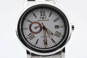  прекрасный товар работа товар Tecnos автоматический T-1078 Date хронограф раунд комбинированный самозаводящиеся часы мужские наручные часы TECHNOS
