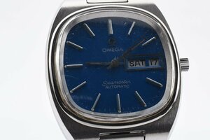 Omega Seamaster day date quartz men's wristwatch OMEGA
