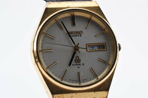 セイコー タイプツー 8223-8090 デイデイト ラウンド ゴールド クォーツ メンズ 腕時計 SEIKO typeⅡ