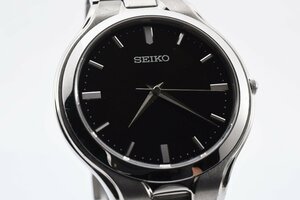 美品 セイコー ドルチェ ８J41-0A10 ラウンド シルバー クォーツ メンズ 腕時計 SEIKO