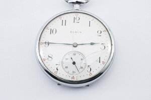 エルジン 懐中時計 スモセコ ラウンド 手巻き メンズ 腕時計 ELGIN