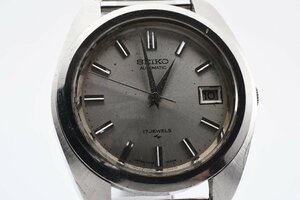 稼働品 セイコー 7005-7030 デイト ラウンド シルバー 自動巻き 腕時計 SEIKO