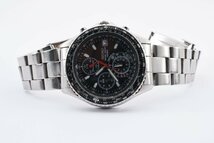 セイコー V657-8120 デイト クロノグラフ ラウンド シルバー クォーツ メンズ 腕時計 SEIKO_画像1